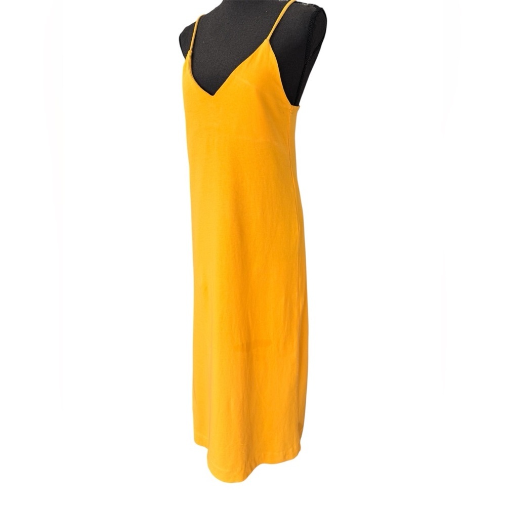 Zara Orange/Yellow Spaghetti Strap Dress, Size M - Picture 2 of 7